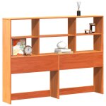 Vidaxl tête de lit avec rangement cire marron 135cm bois massif de pin Vidaxl tête de lit avec rangement cire marron 135cm bois massif de pin
