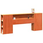 Vidaxl tête de lit avec rangement cire marron 180cm bois massif de pin Vidaxl tête de lit avec rangement cire marron 180cm bois massif de pin