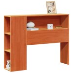 Vidaxl tte de lit avec rangement cire marron 75 cm bois massif de pin