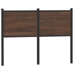 Vidaxl t�te de lit de remplacement ch�ne marron 120 cm