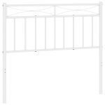 Vidaxl t�te de lit de remplacement m�tal blanc 100 cm