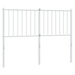 Vidaxl t�te de lit de remplacement m�tal blanc 120 cm