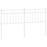 Vidaxl t�te de lit de remplacement m�tal blanc 150 cm
