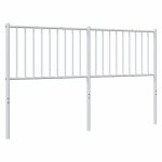 Vidaxl t�te de lit de remplacement m�tal blanc 160 cm