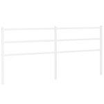 Vidaxl t�te de lit de remplacement m�tal blanc 180 cm