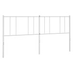 Vidaxl t�te de lit de remplacement m�tal blanc 180 cm