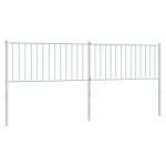 Vidaxl t�te de lit de remplacement m�tal blanc 200 cm
