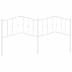 Vidaxl t�te de lit de remplacement m�tal blanc 200 cm