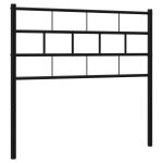 Vidaxl t�te de lit de remplacement m�tal noir 100 cm