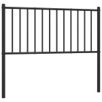 Vidaxl t�te de lit de remplacement m�tal noir 100 cm