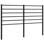 Vidaxl t�te de lit de remplacement m�tal noir 120 cm