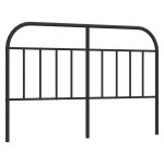 Vidaxl t�te de lit de remplacement m�tal noir 140 cm