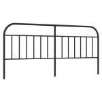 Vidaxl t�te de lit de remplacement m�tal noir 193 cm