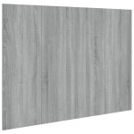 Vidaxl t�te de lit sonoma gris 120x1, 5x80 cm bois d'ing�nierie