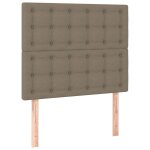 Vidaxl t�te de lit taupe 100x5x118 / 128 cm tissu