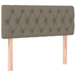 Vidaxl t�te de lit taupe 100x7x78 / 88 cm tissu