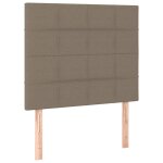 Vidaxl t�te de lit taupe 80x5x118 / 128 cm tissu