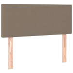 Vidaxl t�te de lit taupe 80x5x78 / 88 cm tissu