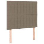 Vidaxl t�te de lit taupe 90x5x118 / 128 cm tissu