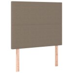 Vidaxl t�te de lit taupe 90x5x118 / 128 cm tissu