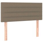 Vidaxl t�te de lit taupe 90x5x78 / 88 cm tissu