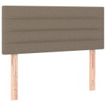 Vidaxl tte de lit taupe 90x5x78 / 88 cm tissu