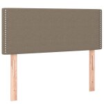 Vidaxl t�te de lit taupe 90x5x78 / 88 cm tissu