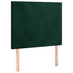 Vidaxl t�te de lit vert fonc� 80x5x118 / 128 cm velours