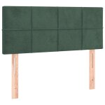 Vidaxl t�te de lit vert fonc� 80x5x78 / 88 cm velours
