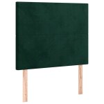 Vidaxl t�te de lit vert fonc� 90x5x118 / 128 cm velours