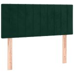 Vidaxl t�te de lit vert fonc� 90x5x78 / 88 cm velours