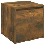 Vidaxl tiroir bo�te ch�ne fum� 40, 5x40x40 cm bois d'ing�nierie