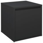 Vidaxl tiroir boîte noir 40, 5x40x40 cm bois d'ingénierie Vidaxl tiroir boîte noir 40, 5x40x40 cm bois d'ingénierie