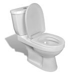 Vidaxl toilette avec r�servoir blanc