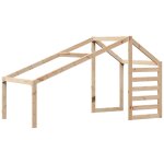 Vidaxl toit de lit pour enfants 198x87x113 cm bois de pin massif