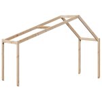 Vidaxl toit de lit pour enfants 203x80, 5x142 cm bois de pin massif