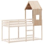 Vidaxl toit de lit pour enfants 60x89x134, 5 cm bois de pin massif