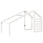Vidaxl toit de lit pour enfants blanc 188x82x113 cm bois de pin massif