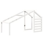 Vidaxl toit de lit pour enfants blanc 198x87x113 cm bois de pin massif
