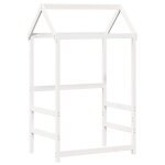 Vidaxl toit de lit pour enfants blanc 98x70x176, 5cm bois de pin massif