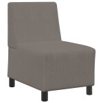 Vidaxl unit� de sofa modulaire sans accoudoirs gris clair