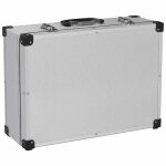 Vidaxl valise � outils 46 x 33 x 16 cm argent� aluminium