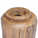 Vidaxl vase de d�coration 40 x 100 cm bois de teck solide