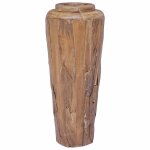 Vidaxl vase de d�coration 40 x 100 cm bois de teck solide
