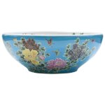 Vidaxl vasque � poser multicolore rond ?41x14 cm c�ramique