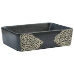 Vidaxl vasque à poser noir rectangulaire 46x35, 5x13 cm céramique Vidaxl vasque à poser noir rectangulaire 46x35, 5x13 cm céramique