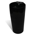 Vidaxl vasque  trou de trop - plein / robinet cramique de salle de bain