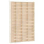 Vidaxl vitrine de collection en bois avec 56 compartiments 40 x 4, 5 x 60 cm