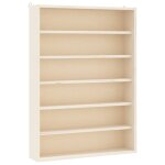 Vidaxl vitrine de collection en bois avec 6 tagres 40x8, 5x55 cm