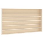 Vidaxl vitrine de collection en bois avec 6 tagres 80x8, 5x55 cm
